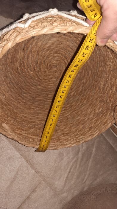 2 cestos medidas nas fotos