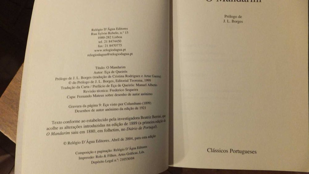 Eça de Queirós - O Mandarim • Livro