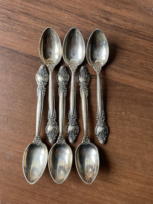 Ложки кофейные, мельхиор