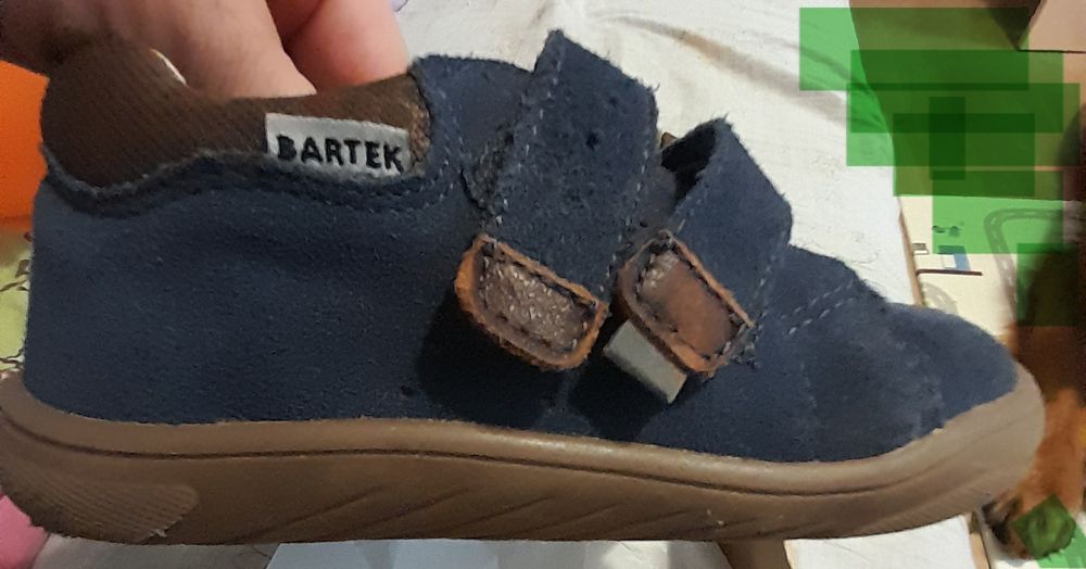 Bartek półbuty, snikersy barefoot, bosa stopa, skórzan, r. 26