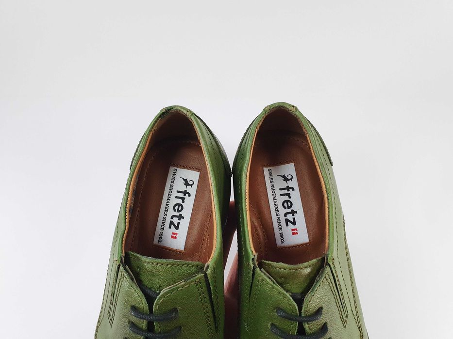 Fretz Made in Swiss чоловічі туфлі зелені 42 27.5 см 8 UK