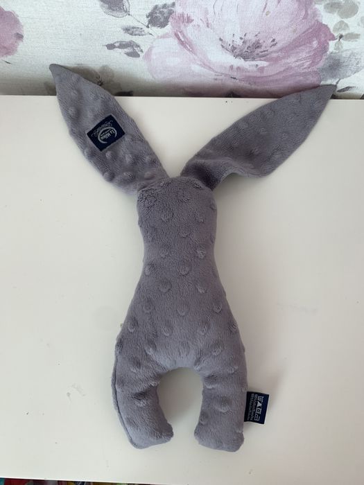 Szary Króliczek La Millou minky zabawka dla dziecka