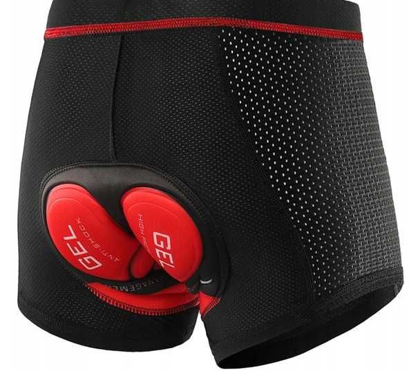 Nowe z metką Spodnie rowerowe kolarskie sportowe L/XL z wkładką żelową
