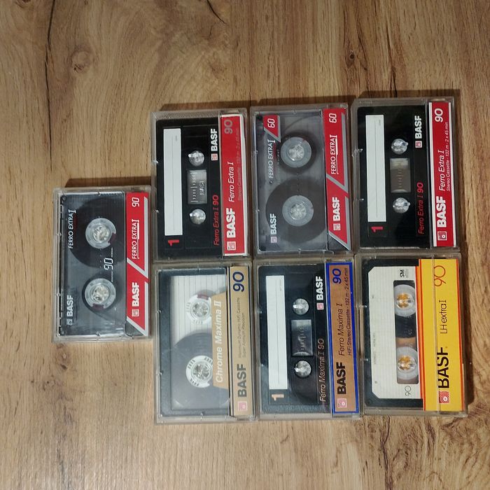 Kasety magnetofonowe BASF 7SZT.