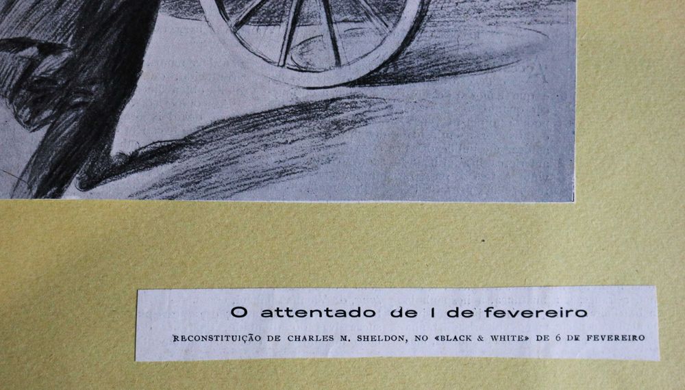 Regicídio D Carlos D Luis Filipe 1908 ilustração de Sheldon
