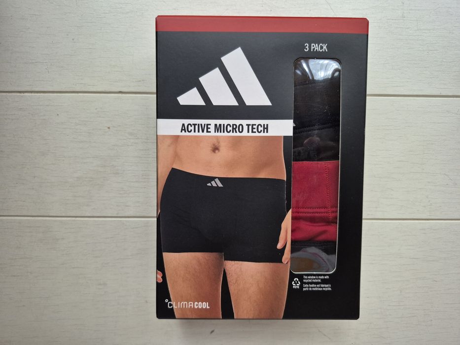 Bokserki Męskie 3pak Adidas L