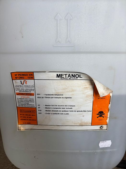 25 litros Metanol