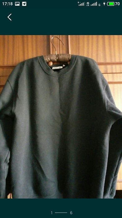 Мужской Свитшот  теплый р.52-54