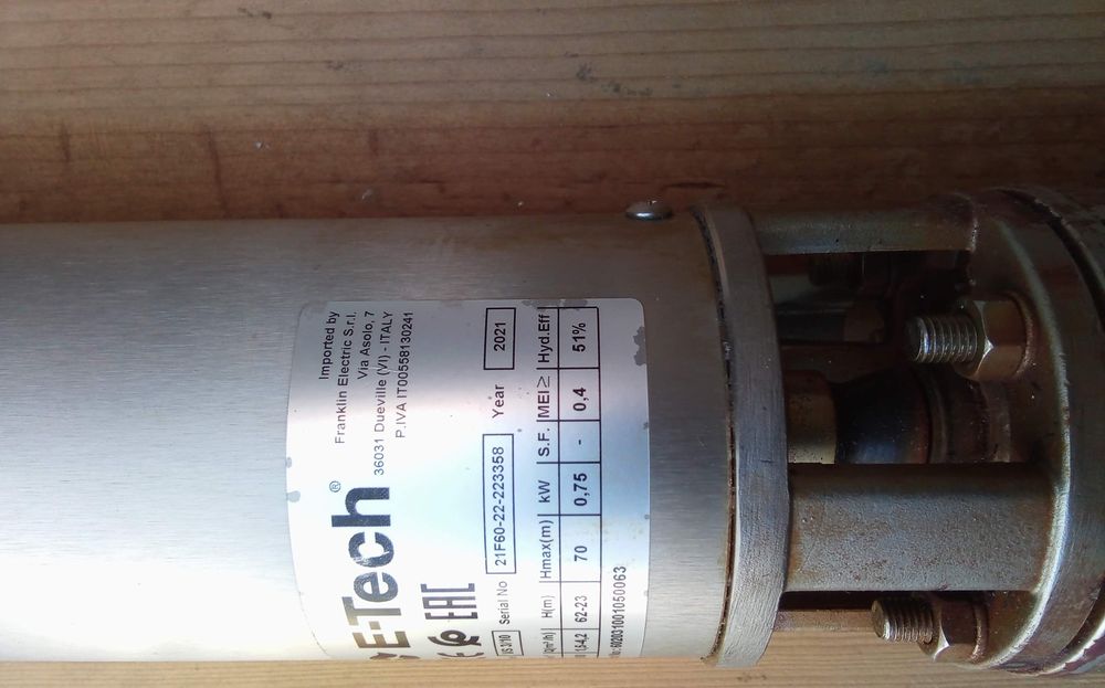 Bomba de água submersível