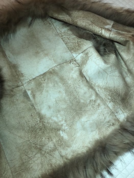 Colete/gilet em pele verdadeira tmn 38