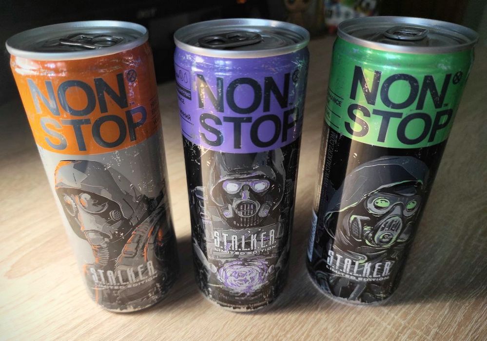 Stalker колекційний енергетик 3 шт. по 250 мл повні