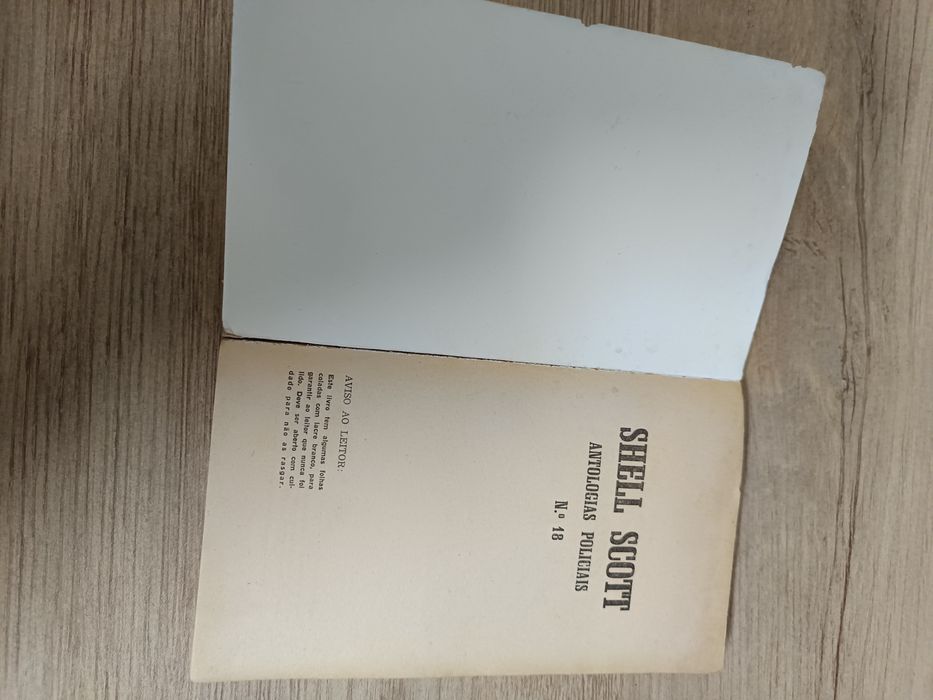 Livro "Antologias policiais"Shell Scott. 1966