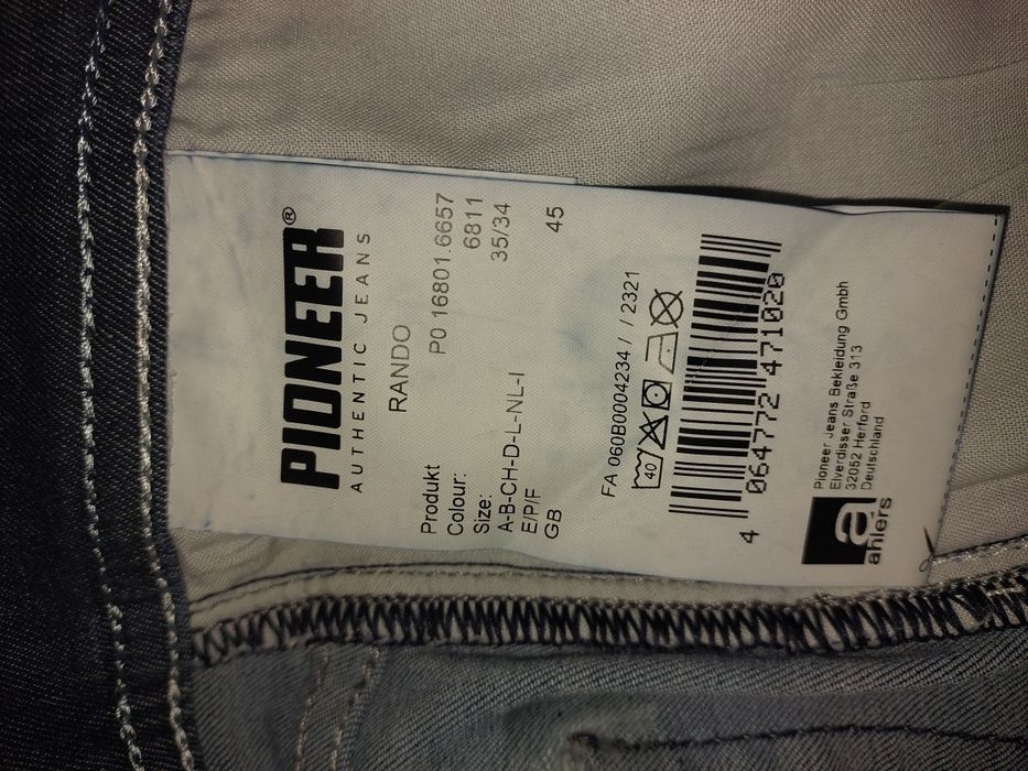 Nowe spodnie jeansowe  rozm.35/34