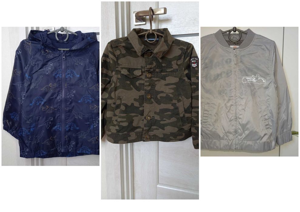 Джинсовка джинсова куртка вітровка вітрівка курточка 5-6 років