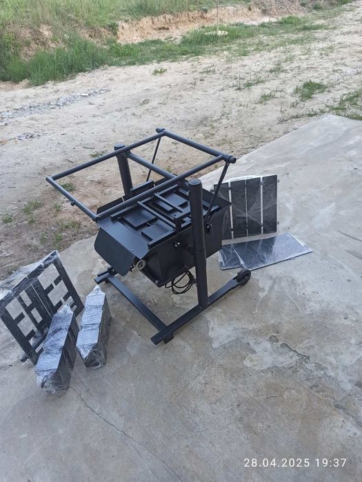 Вібростанок для виготовлення будівельних  блоків