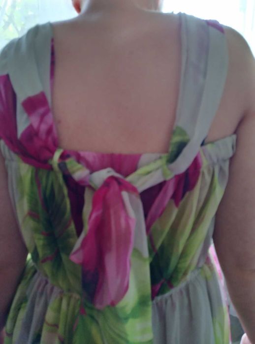 Красивое платье Eleni Viare Франция вискоза макси р.38 или 48 50 52