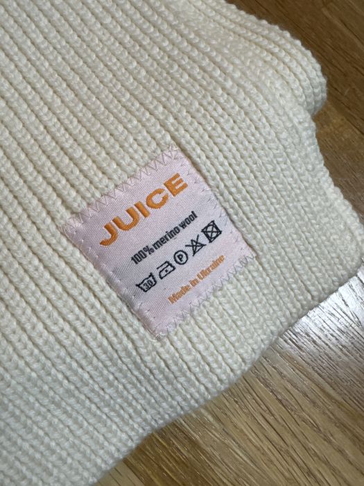 Комплект Шапка з шарфом вовна