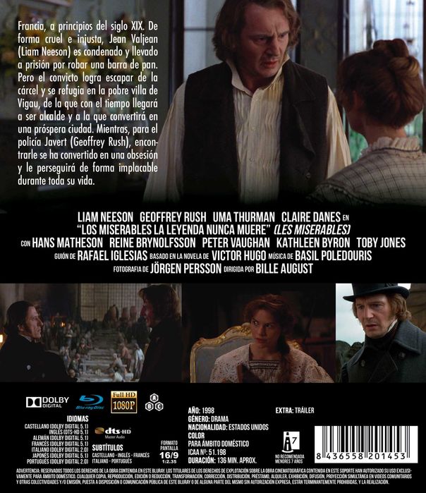 Los Miserables: La Leyenda Nunca Muere/Os Miseráveis (Blu-Ray)