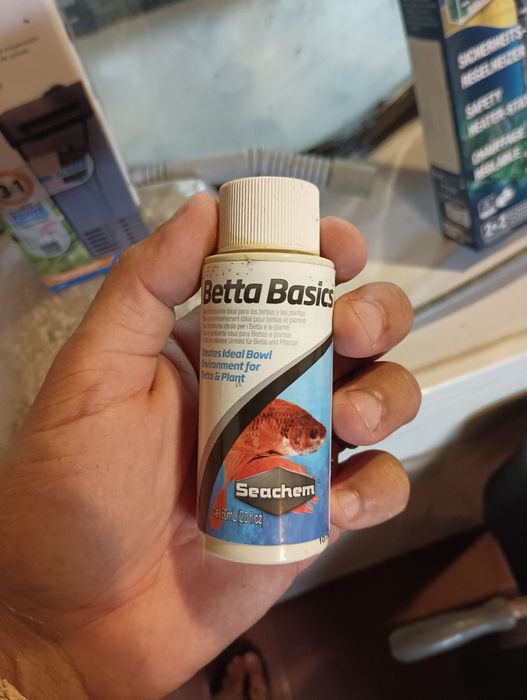 Líquido para habitat peixe Beta