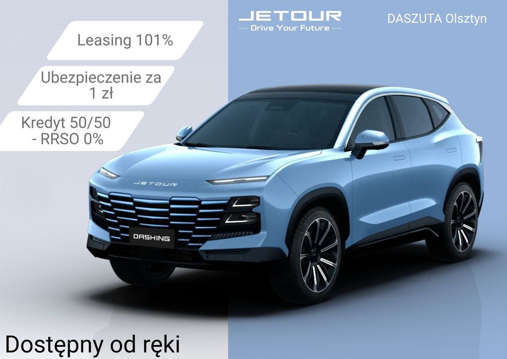 Jetour Dashing 1.6 T-GDI 197KM, Automat, Odbiór Marzec 2026!