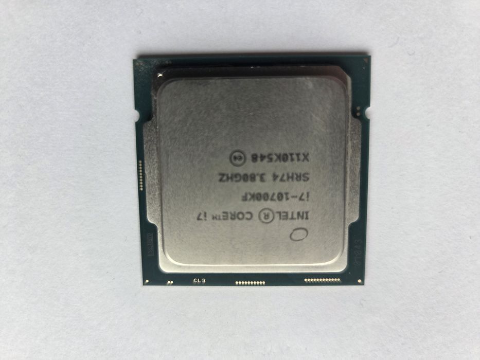 Procesor Intel i7-10700KF 8 x 3,8 GHz gen. 10 LGA 1200 ( Po testach )