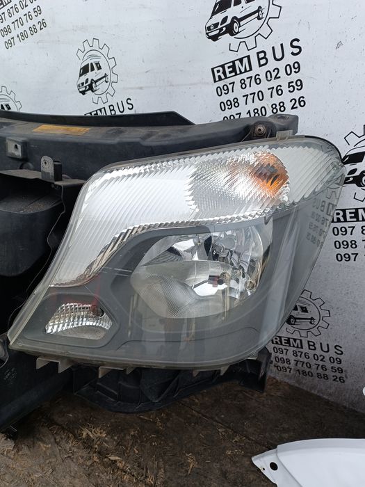 Морда біла MB Sprinter W906 2014-2018 restyle Спрінтер рестайл Капот