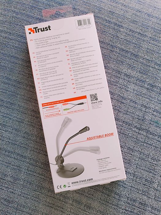 Trust Primo Microphone, Brand New in Box64729761583873121