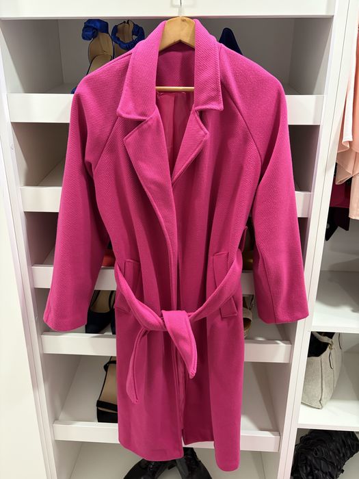 Casaco Blazer Quentinho Rosa