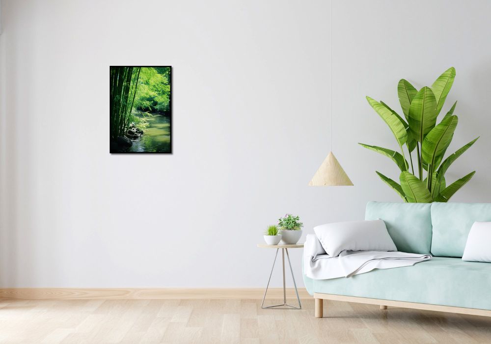 Plakat 42x59,4cm Spokój Bambusów