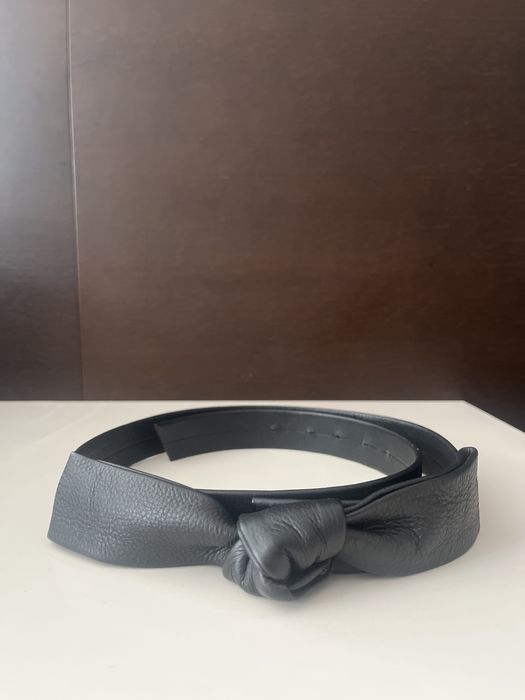 Жіночий пояс із натуральної шкіри Massimo Dutti 75 cm