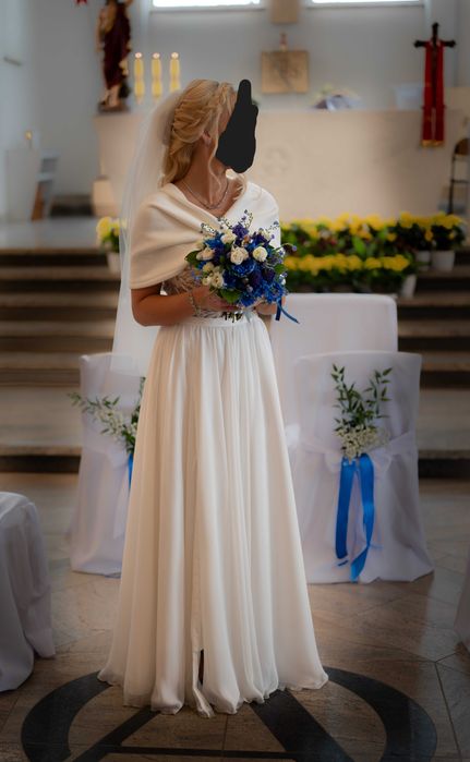 Suknia ślubna 165cm + 8cm