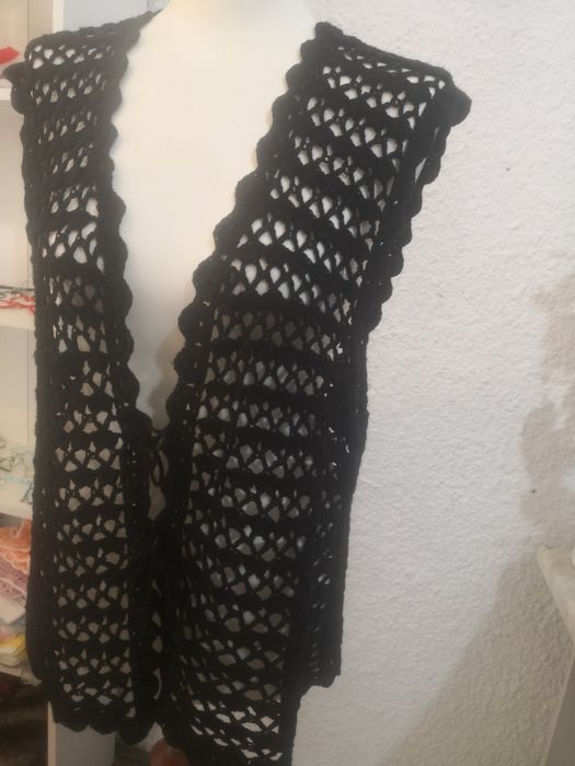 Kamizelka na szydełku rozm M-L