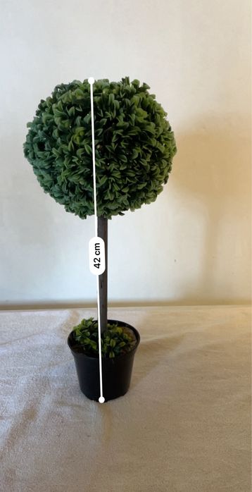 Vaso com arbusto artificak