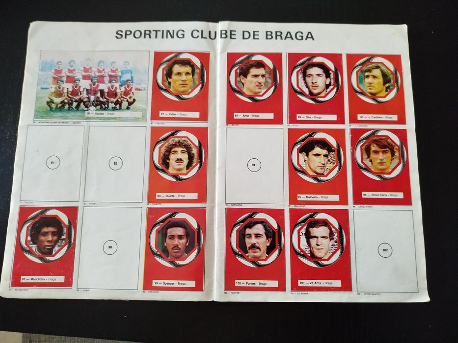 Caderneta Campeões de Futebol 81/82