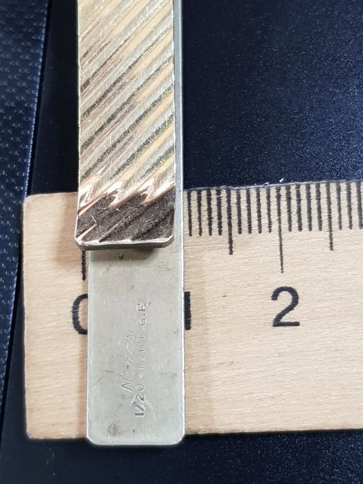 Зажим для денег "Nanasii" Позолота .