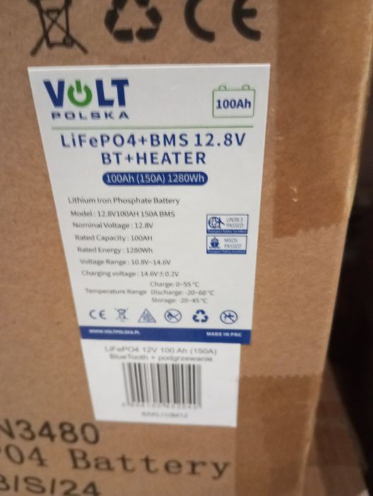 АКБ, LiFePo4 100A, Volt Polska