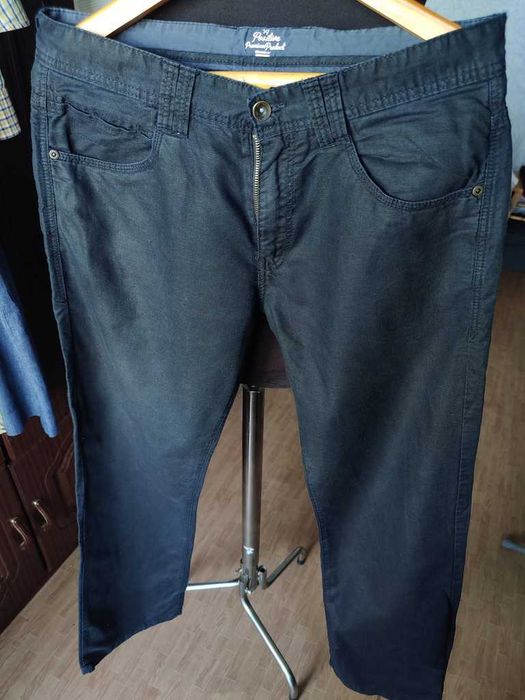 Джинсы (chino лён W. E. Fashion Germany w33 black.