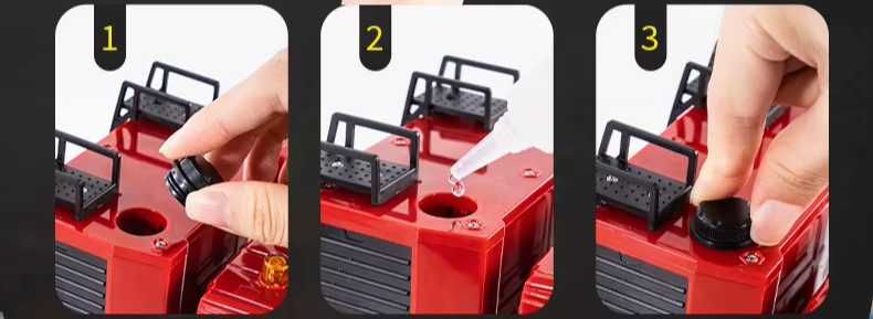 Радиоуправляемая пожарная машинка на радиоуправлении на радіокеруванні