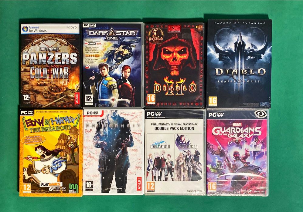 PC JOGO Computador (desde 06€) Black Diablo Guild Lord Prince Sims Syberia Trine