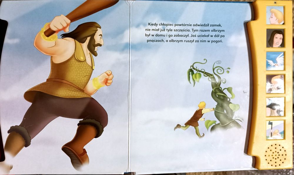 Książka z dźwiękami Jaś i magiczna fasola