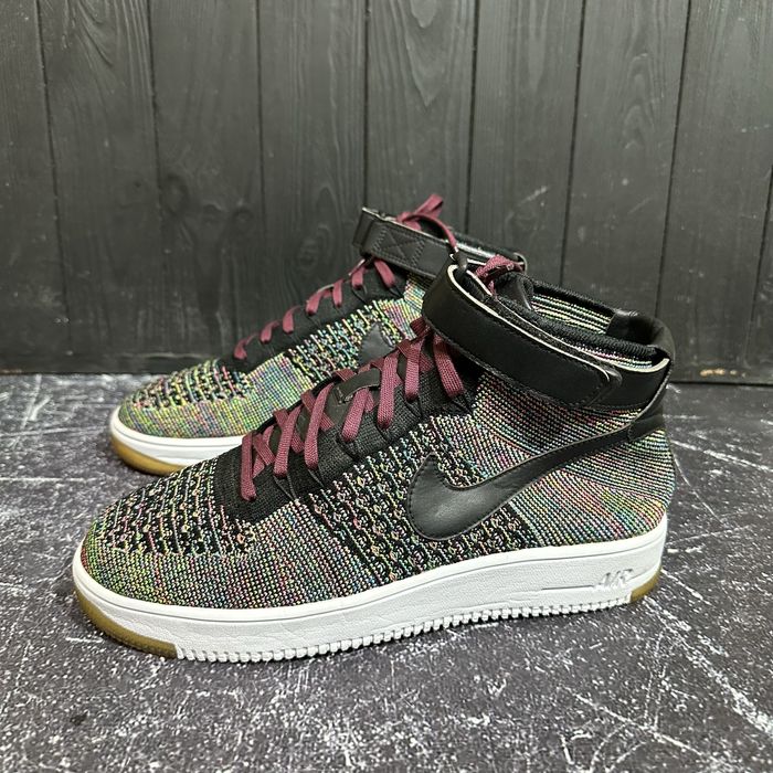 Сіточні пінні кросівки Nike Air Force Flyknit 42/26.5 cm