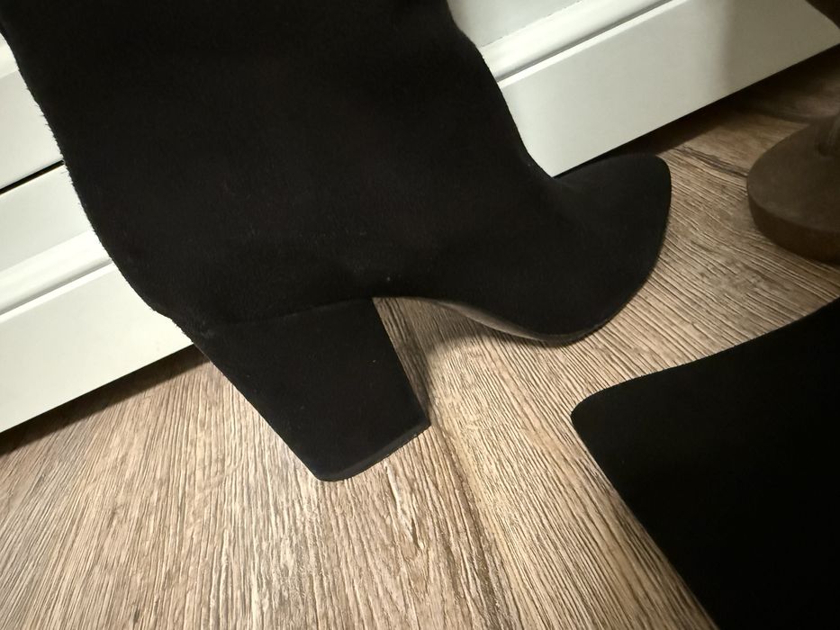 Сапоги замша Италия