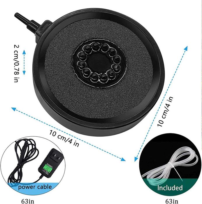 Bolhas de aquário e luzes submergíveis para aquário, Novo