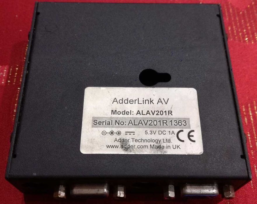 Adderlink AV 200 dystrybutor audio video RS232