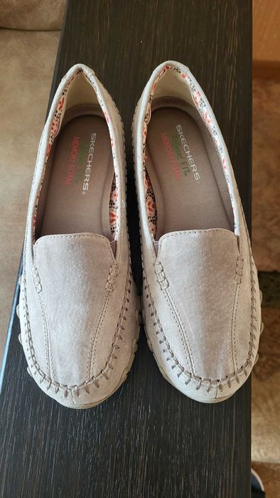 Мокасини замшеві Skechers (жіночі) нові
