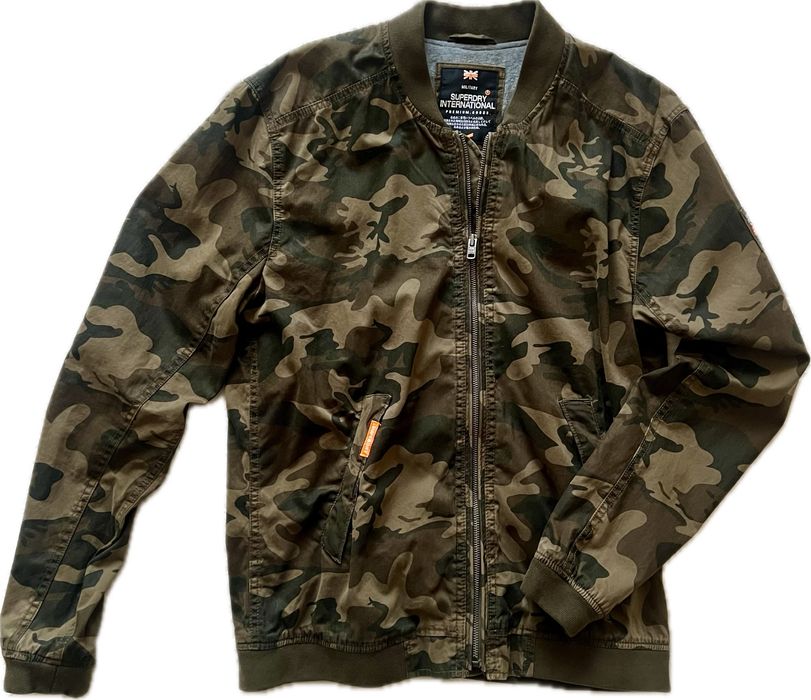 Куртка бомбер SuperDry Rookie M-1A Military, размер M-L.