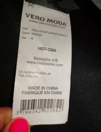 Vintage kurtka damska ze skory naturalnej.