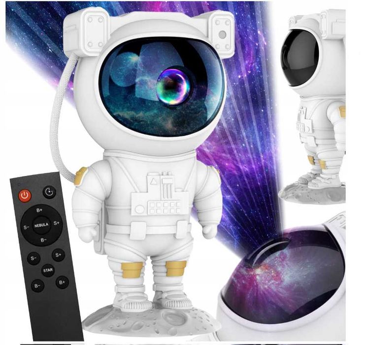 Projektor led ASTRONAUTA projektor rzutnik gwiazd na pilot na dzieci