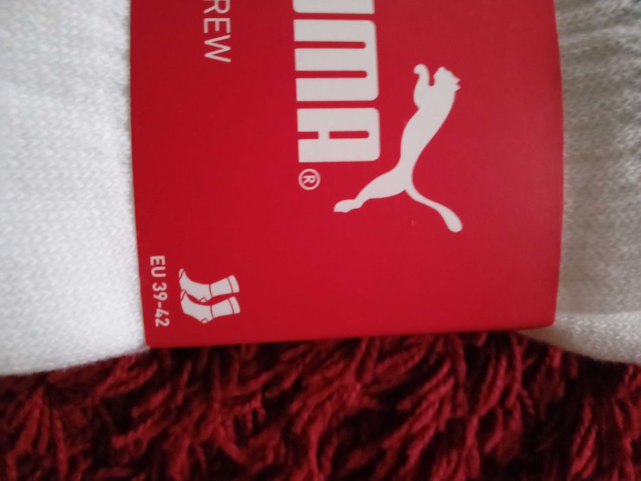Nowe Skarpety białe puma