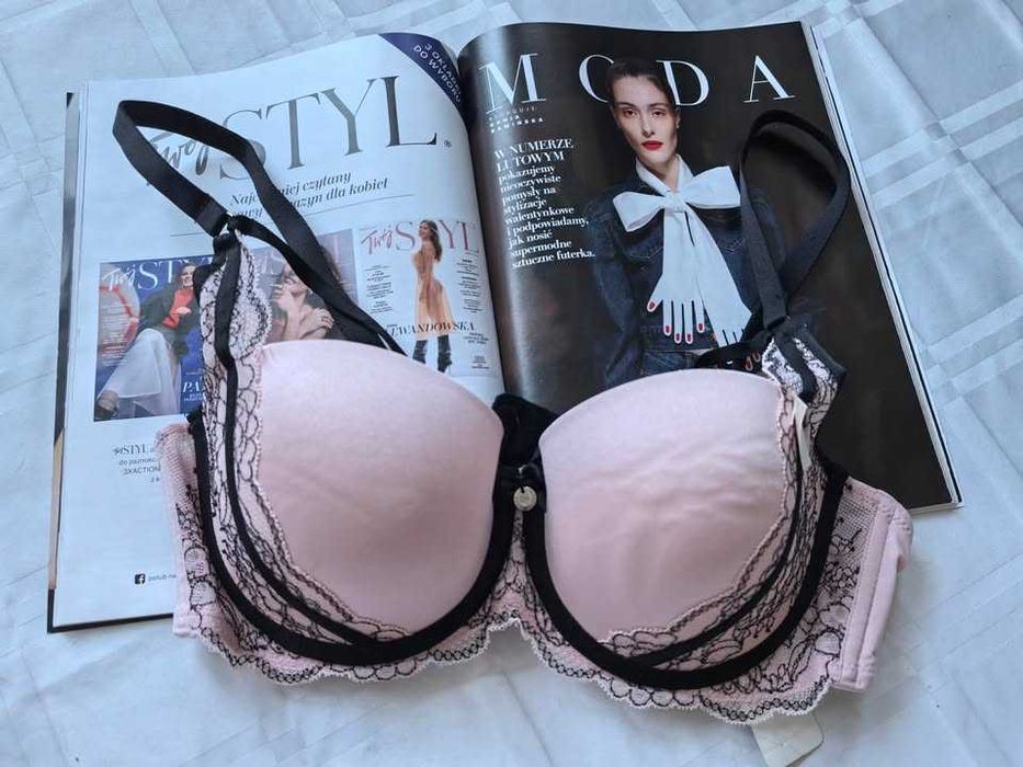 Viralowy biustonosz damski z koronką Boux Avenue rozmiar 80C